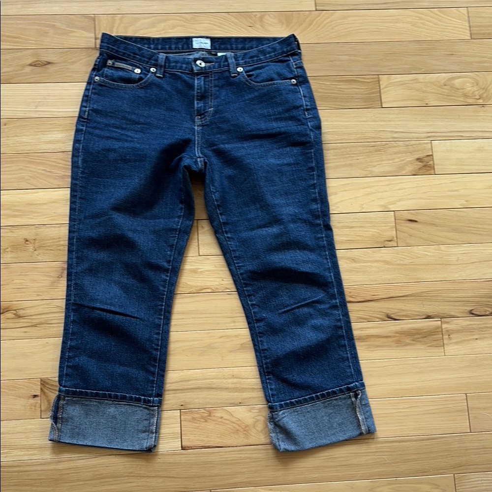 Calvin Klein Blue Ankle Cropped Jeans